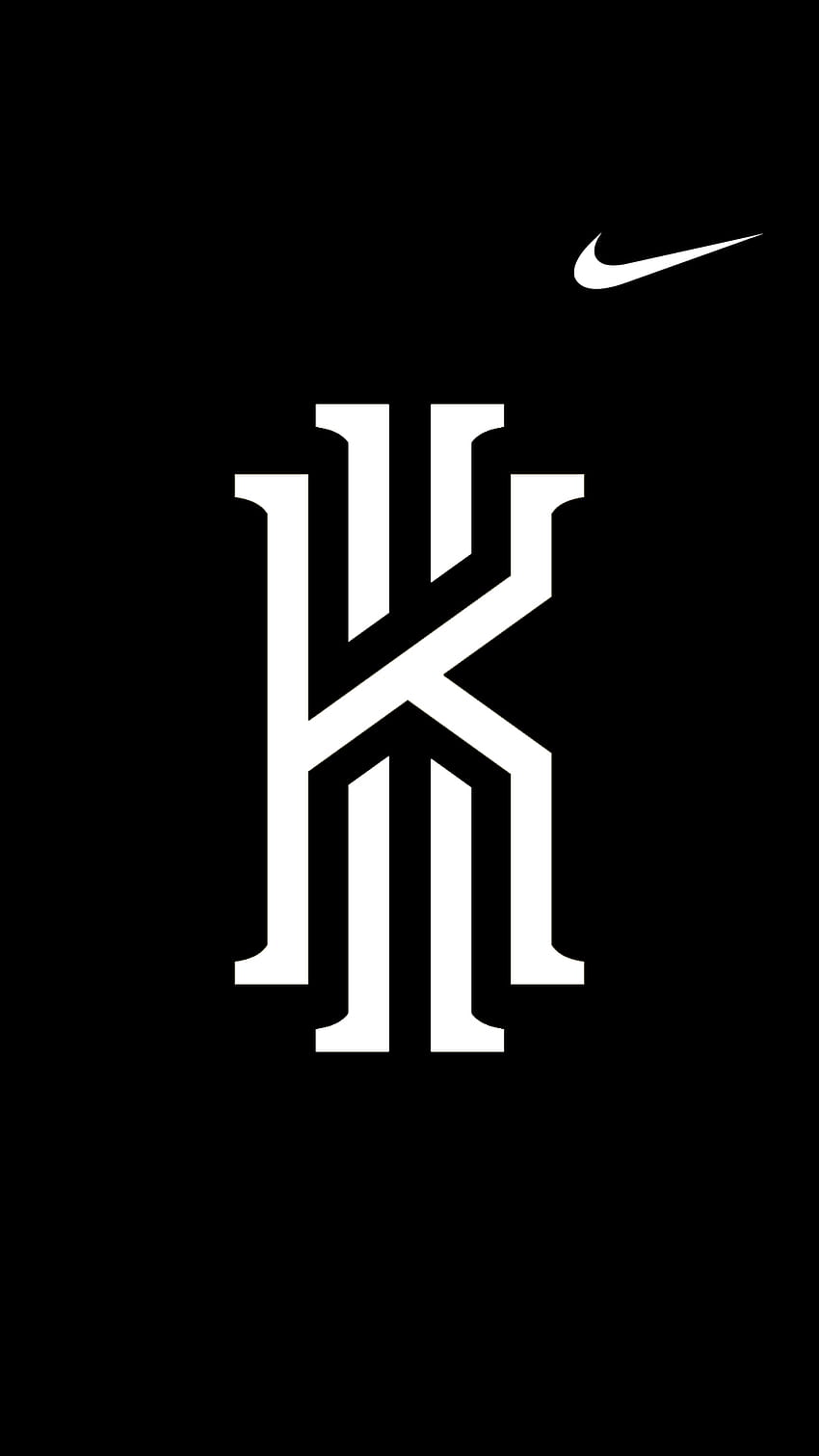 Logotipo de Kyrie Irving Nike, Kyrie 5 fondo de pantalla del teléfono