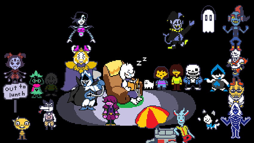 Personajes De Undertale Y Deltarune Fondo De Pantalla | Pxfuel