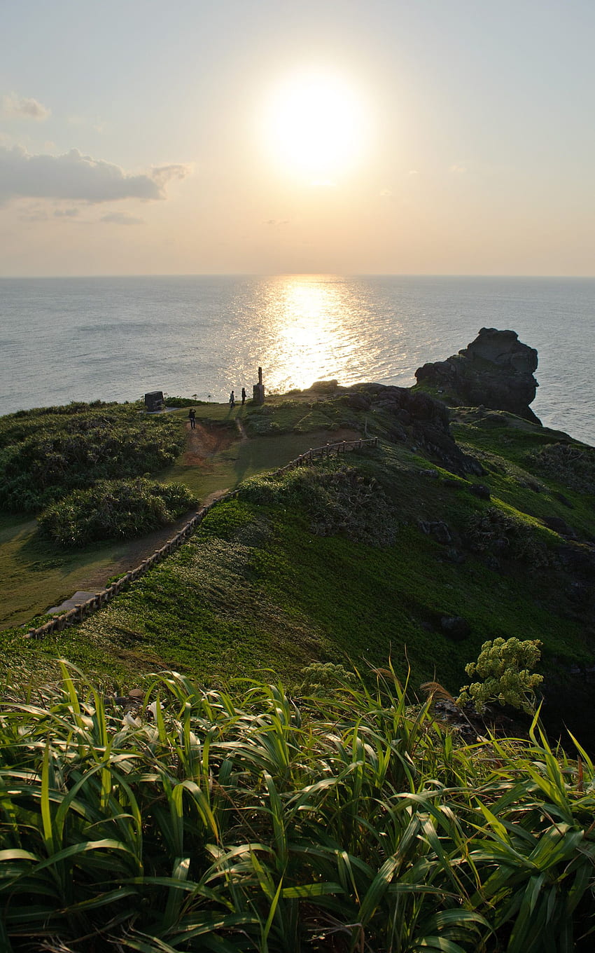 Jeffrey Friedl's Blog Ishigaki: Sunset from the Oganzaki Lighthouse, Okinawa Sunset HD phone wallpaper