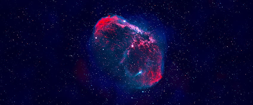 Crescent Nebula [] : , 3440X1440 Nebula HD wallpaper