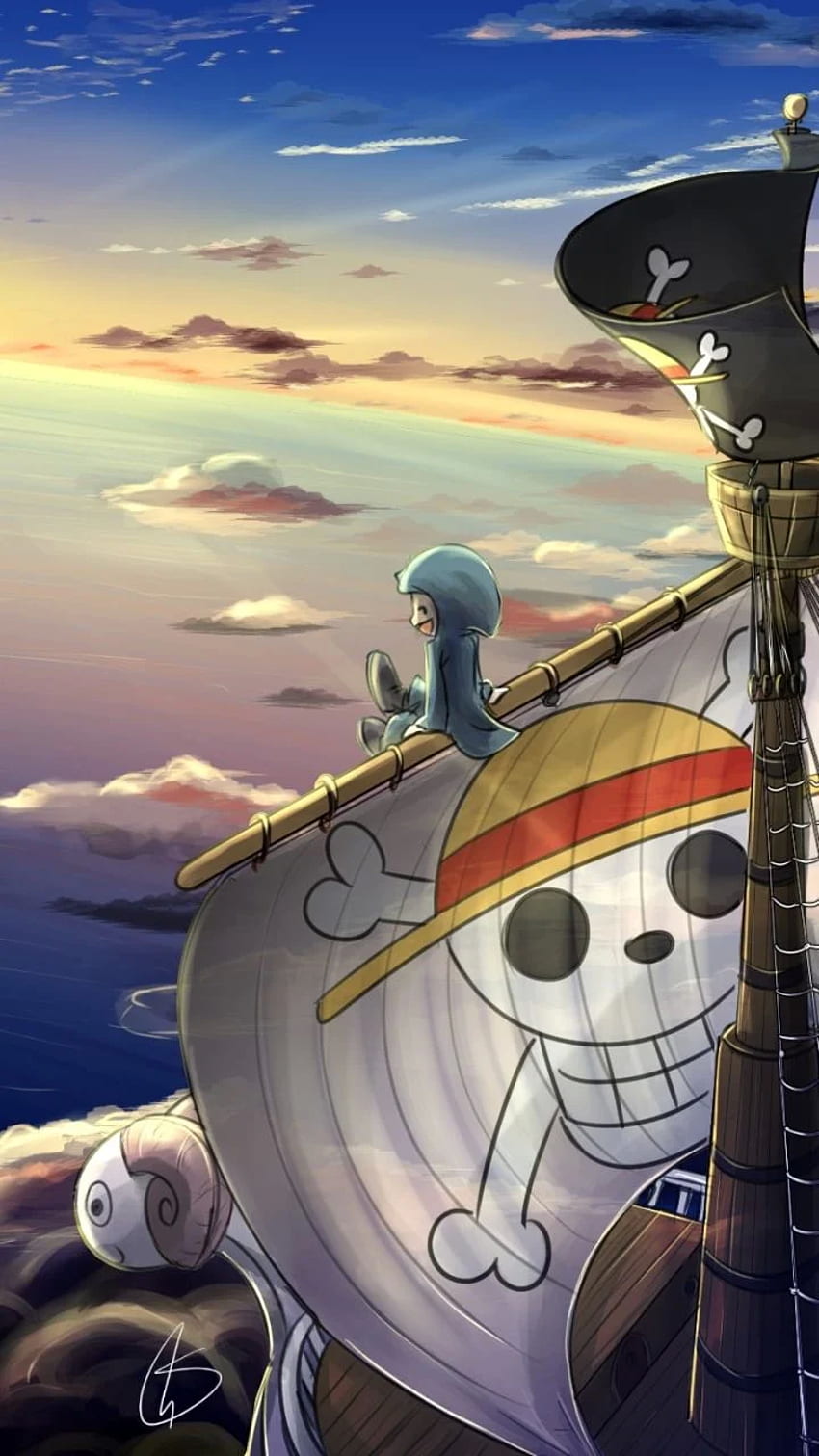 Anime One Piece (), One Piece Going Merry Fond d'écran de téléphone HD