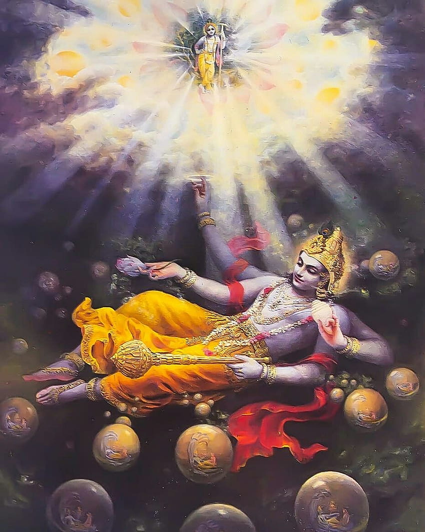 Wajah Ilahi, Krishna Universe wallpaper ponsel HD