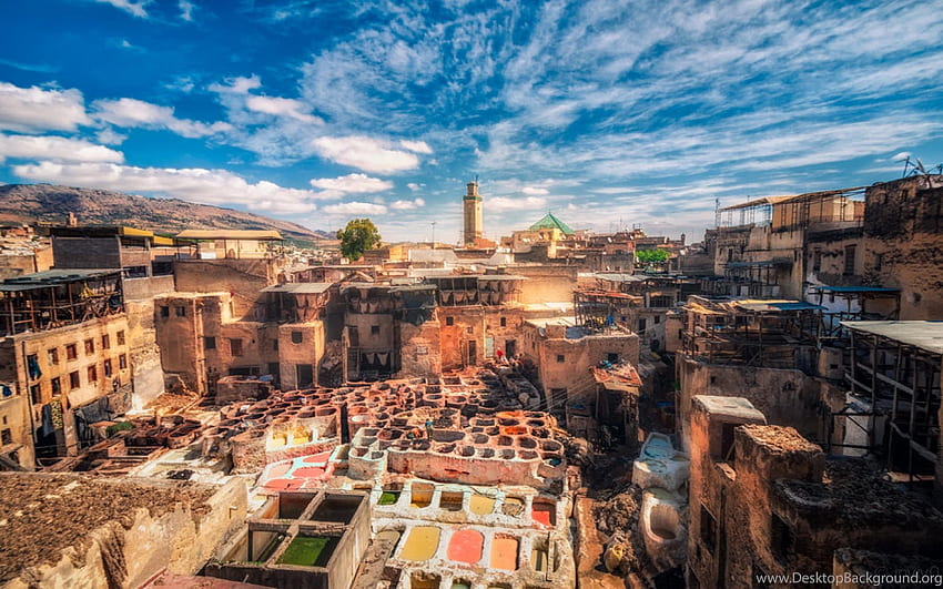 Full Morocco Background - Medina HD wallpaper