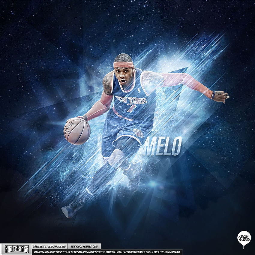 Carmelo Anthony - 'Playoff Push' (), Carmelo Anthony Logo HD phone wallpaper