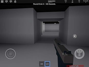 While playing Roblox: Phantom Forces. I found the BTS logo!!!