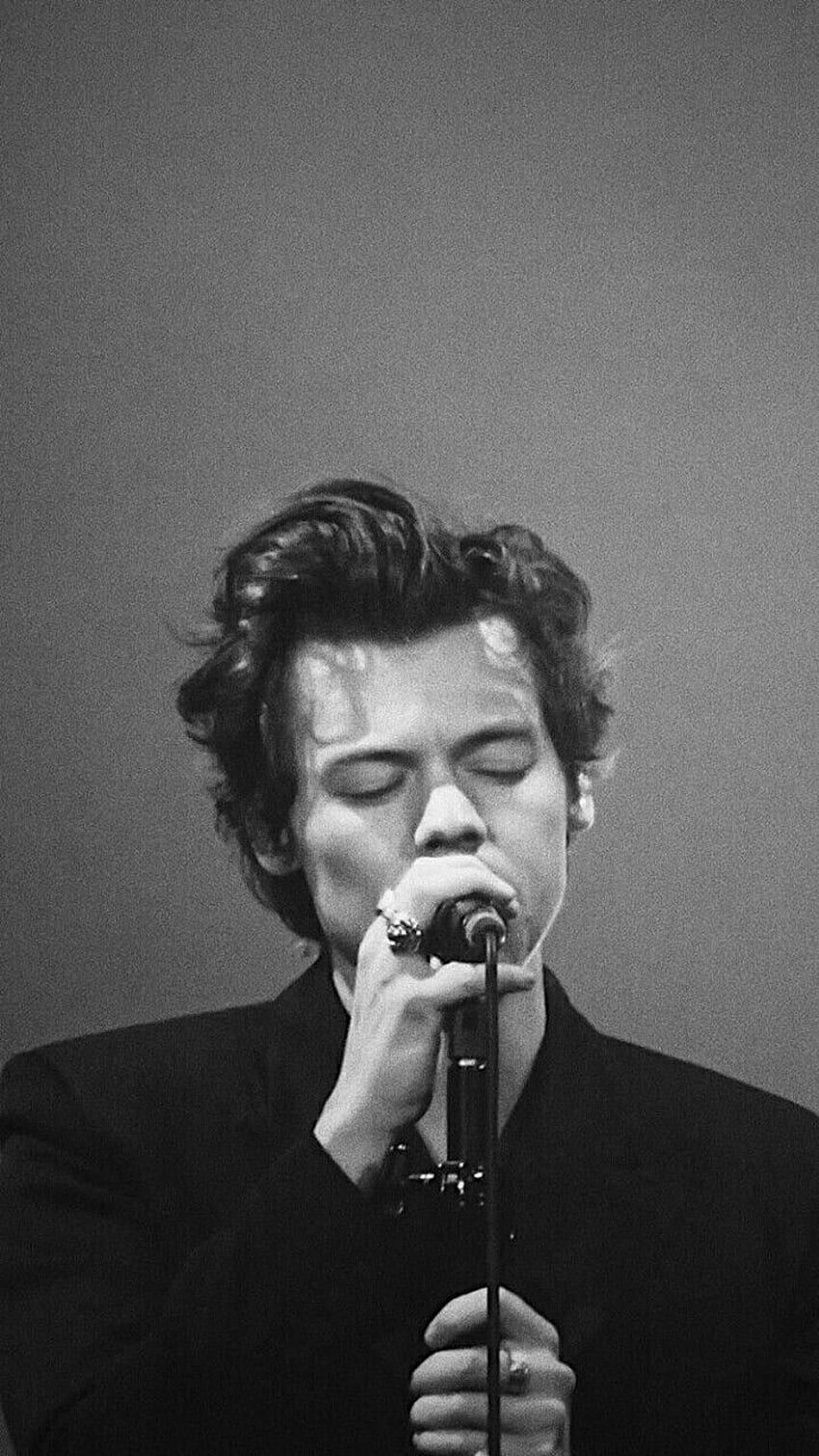Harry Styles Phone - & Background, Harry Styles Black and White HD phone wallpaper