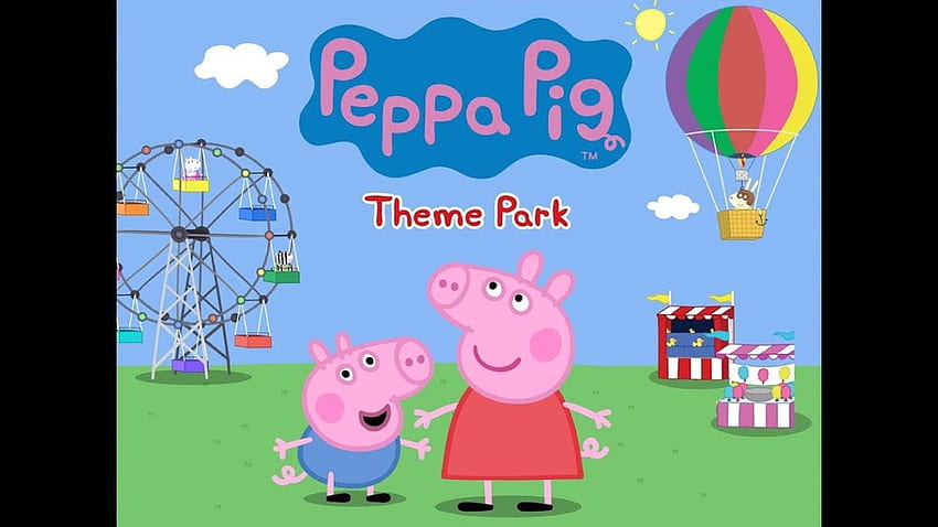 Peppa Pig Theme Park Parte 1- La migliore demo dell'app per iPad per bambini Sfondo HD