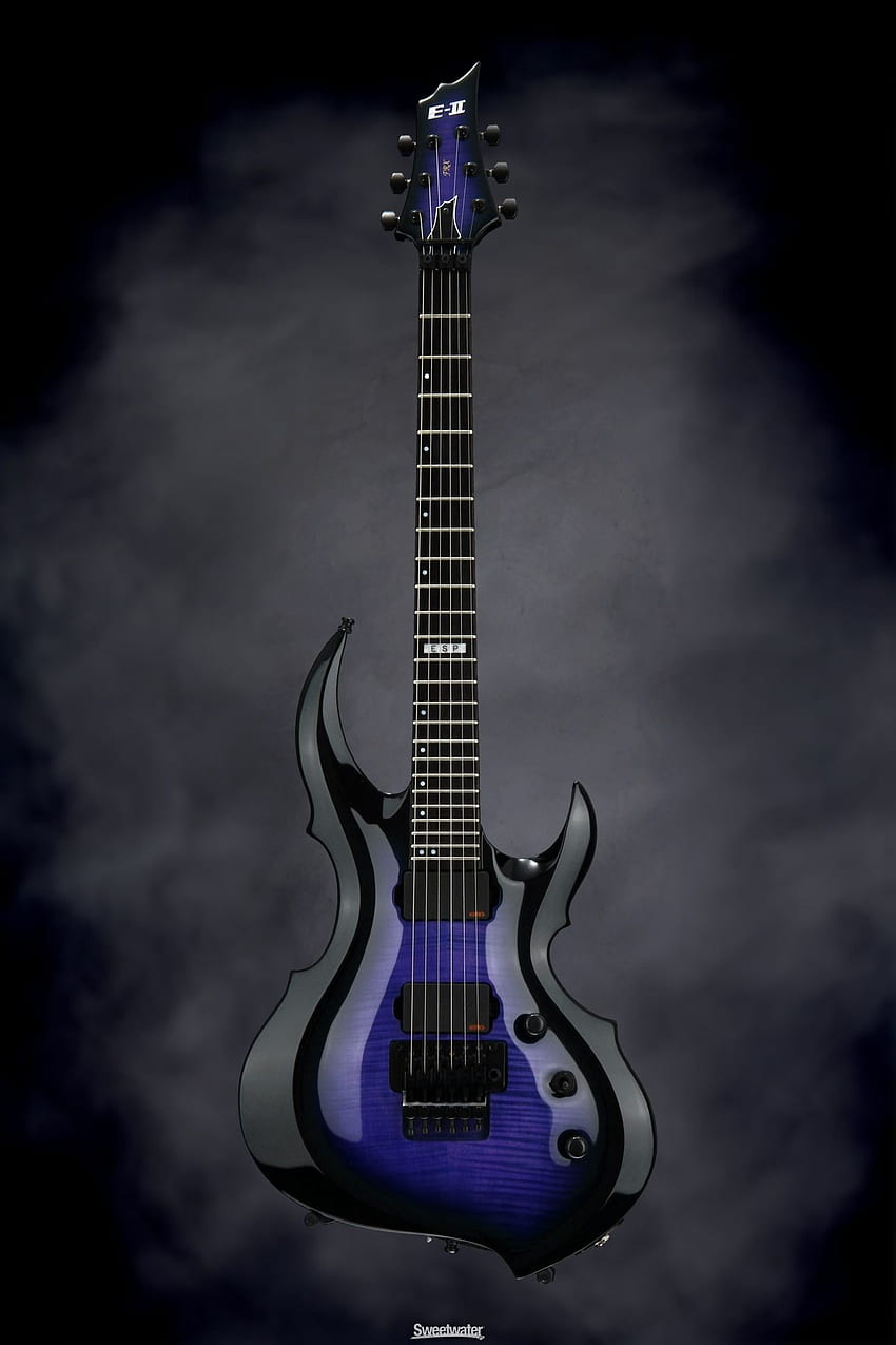 ESP E II FRX, Flame Maple Top Reindeer Blue. Music Guitar, Guitar Art, Cool Guitar, ESP Guitars HD phone wallpaper
