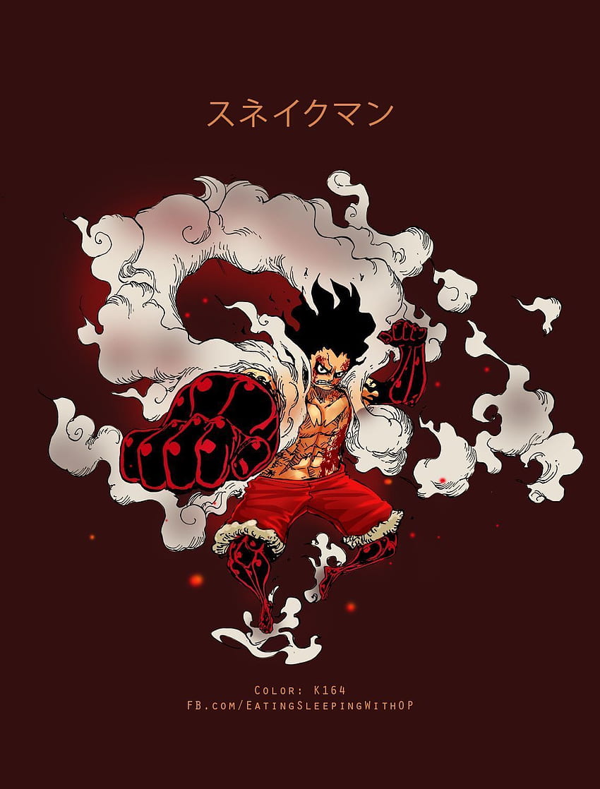 INGRANAGGIO 4° Snakeman. One Piece Gear 4, One Piece Rufy, One Piece Manga Sfondo del telefono HD