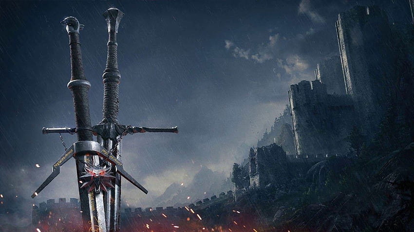 The Witcher 3: Wild Hunt Swords Animated, Cool Witcher HD wallpaper | Pxfuel
