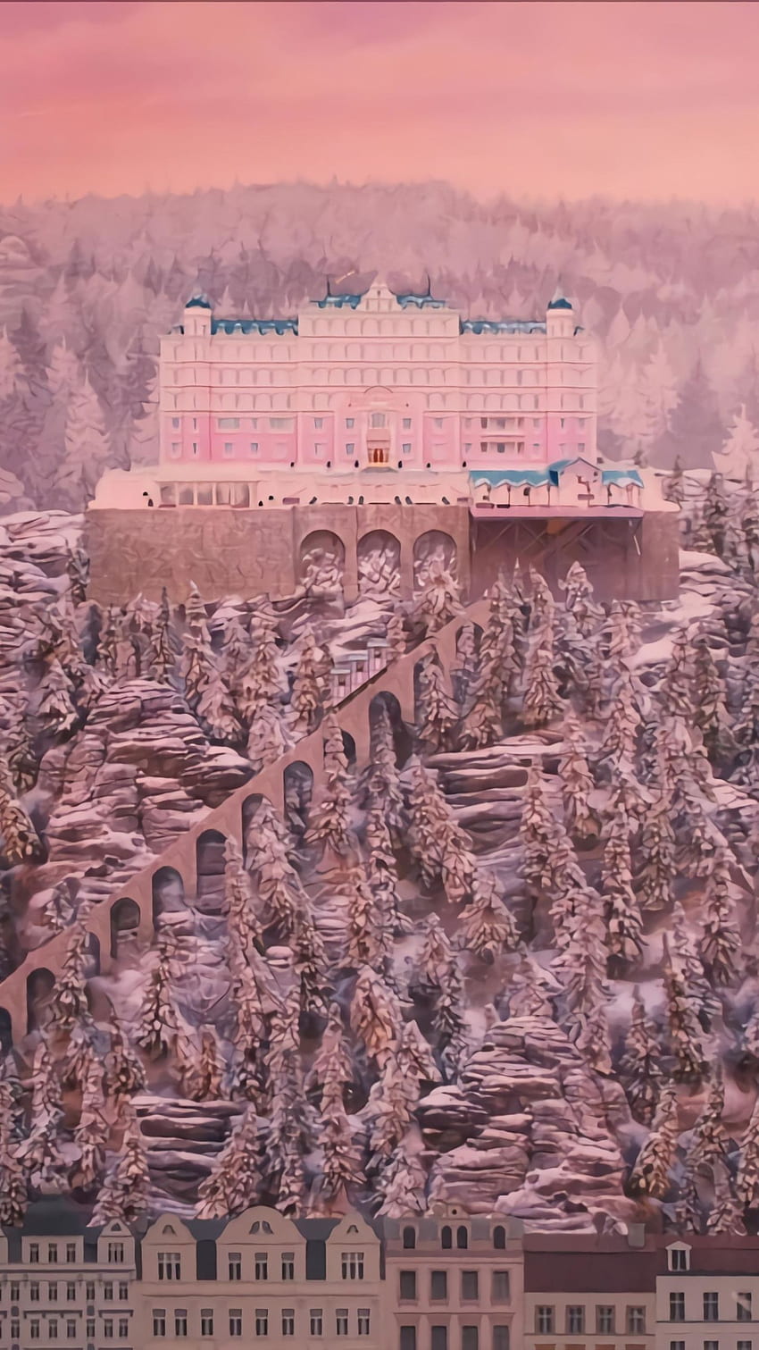 Película El Gran Hotel Budapest () fondo de pantalla del teléfono