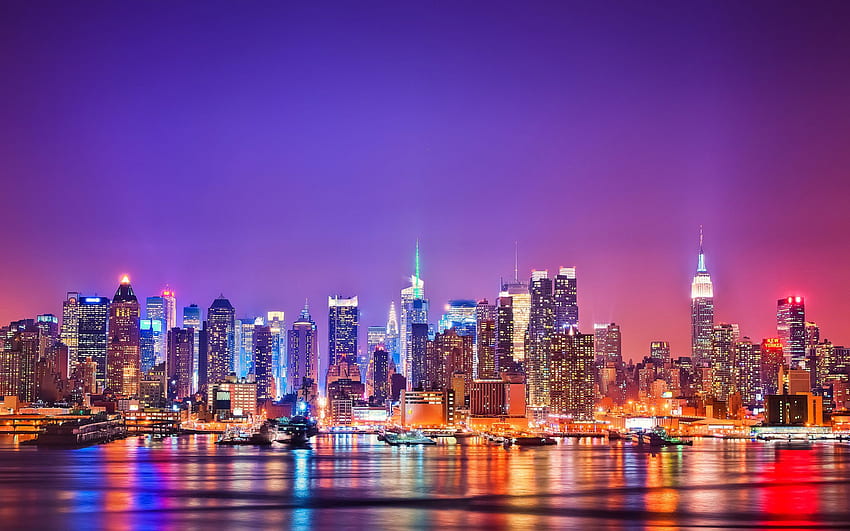 NYC Kota New York. untuk Layar Lebar Wallpaper HD