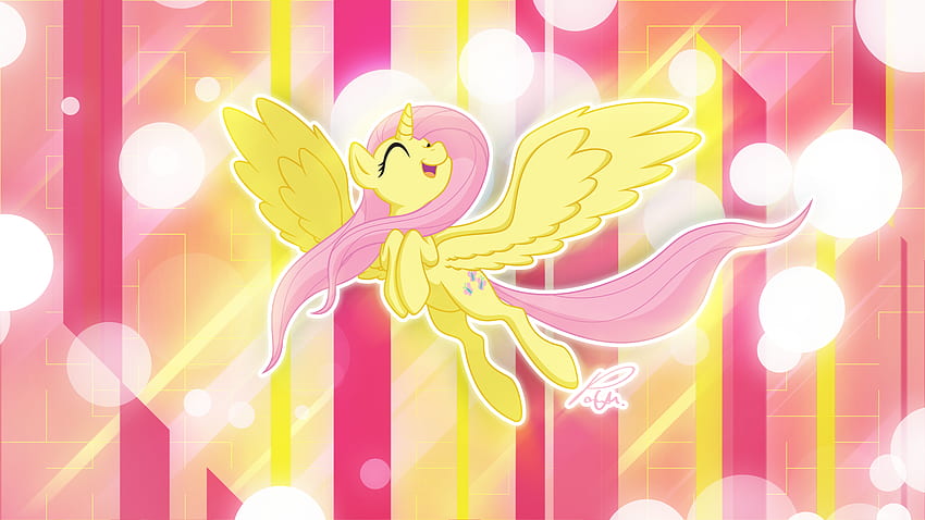 My Little Pony: Friendship Is Magic . Background ., My Little Pony Fluttershy HD wallpaper