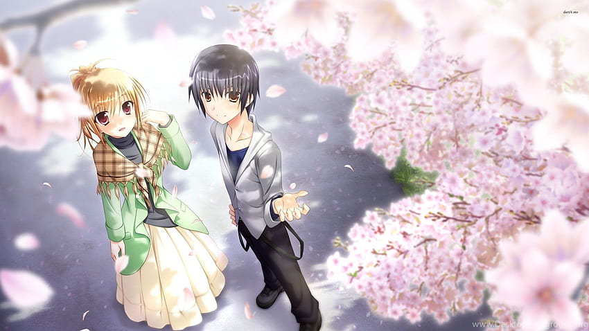 Cute Couple Anime Background HD wallpaper | Pxfuel