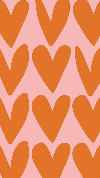Orange Heart Tunnel Colorful Love Shape 4K TikTok Trend Dj Background  Looped V4 Motion Graphics