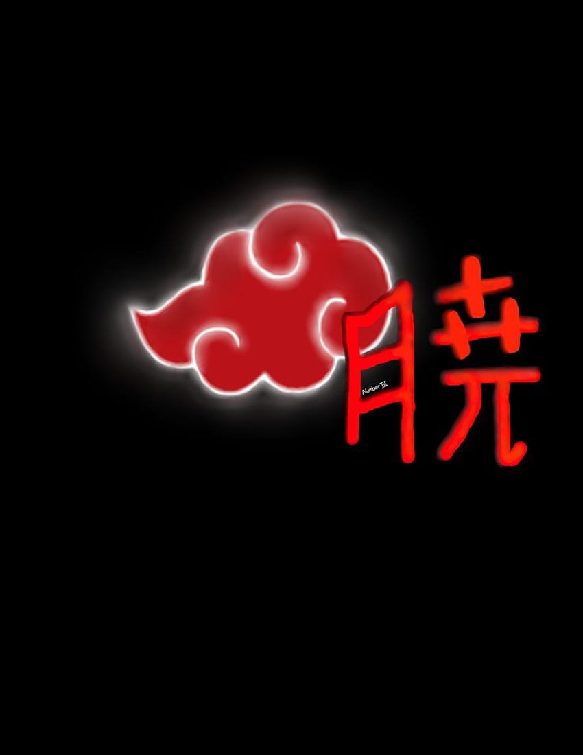 Akatsuki Cloud iPhone, símbolo da akatsuki Papel de parede de celular HD