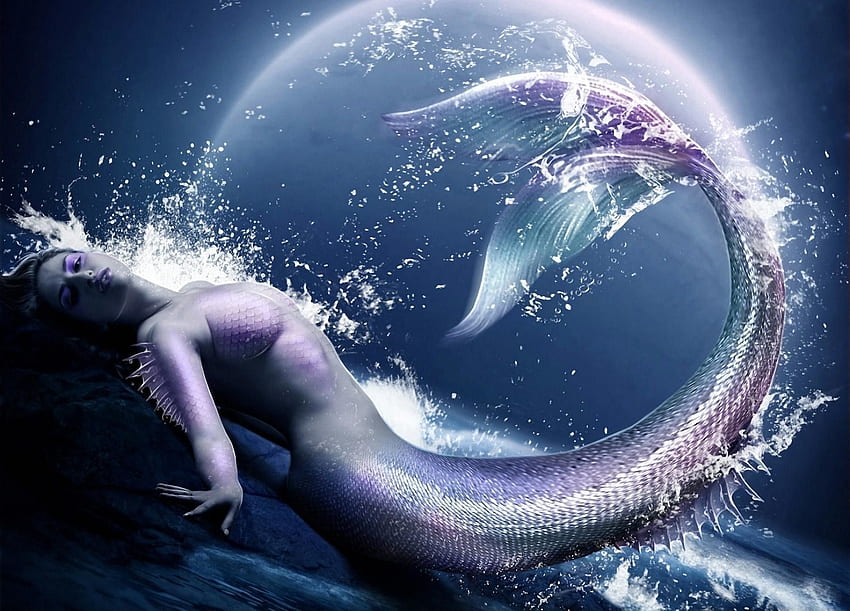 anime beautiful fantasy mermaid