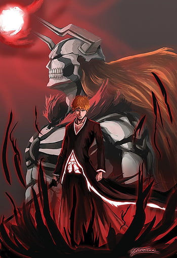 Vasto Lorde, Bleach, Kurosaki Ichigo, anime, Hollow, selective coloring -  wallpaper #132043 (1920x1200px) on