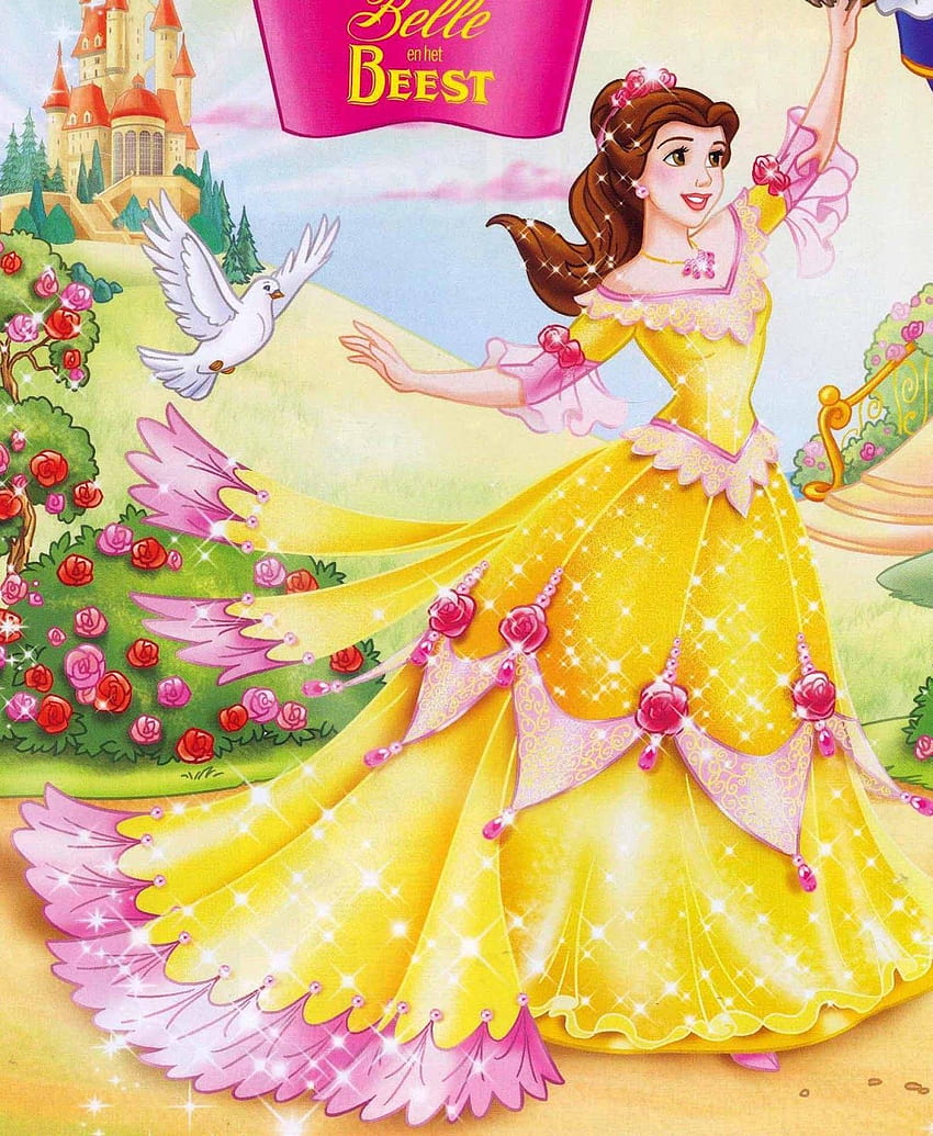 Walt Disney World: 2 Disney Princess Belle Christmas Day HD phone ...