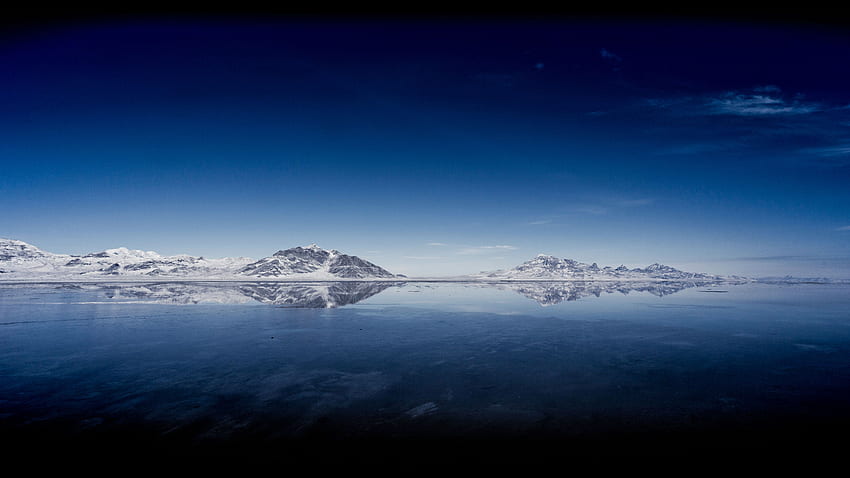 Bonneville Salt Flats Lake Utah HD wallpaper