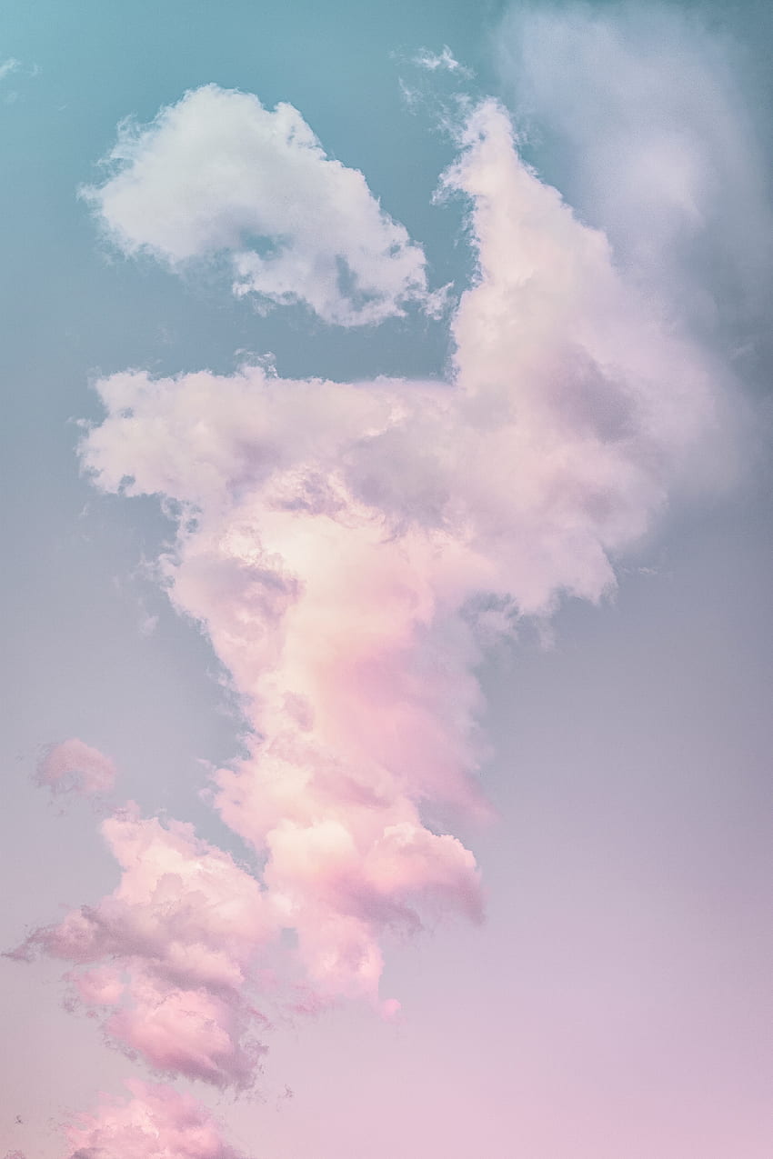 Nature, Sky, Clouds, Porous, Pastel HD phone wallpaper