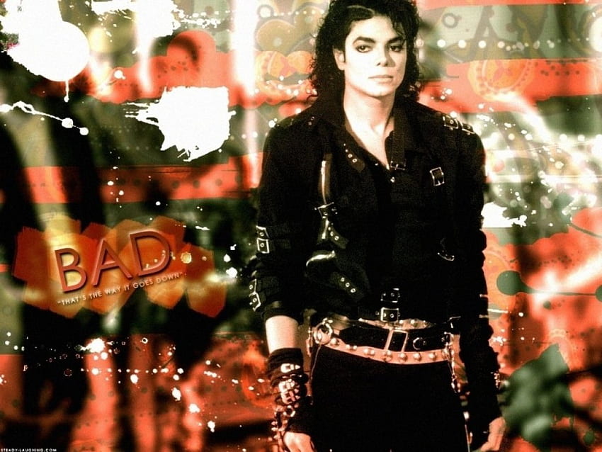 Michael w złym plakacie, Michael Jackson, Jackson, muzyka, piosenkarz, król popu, Michael, ZŁY, pop Tapeta HD