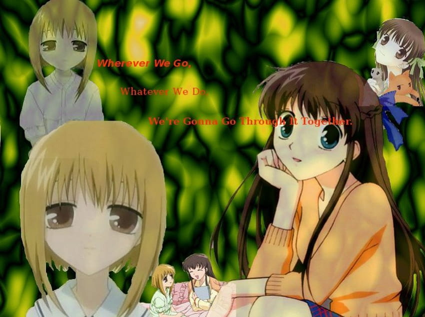 Furuba ~ zusammen, furuba, kisa, zusammen, tohru HD-Hintergrundbild