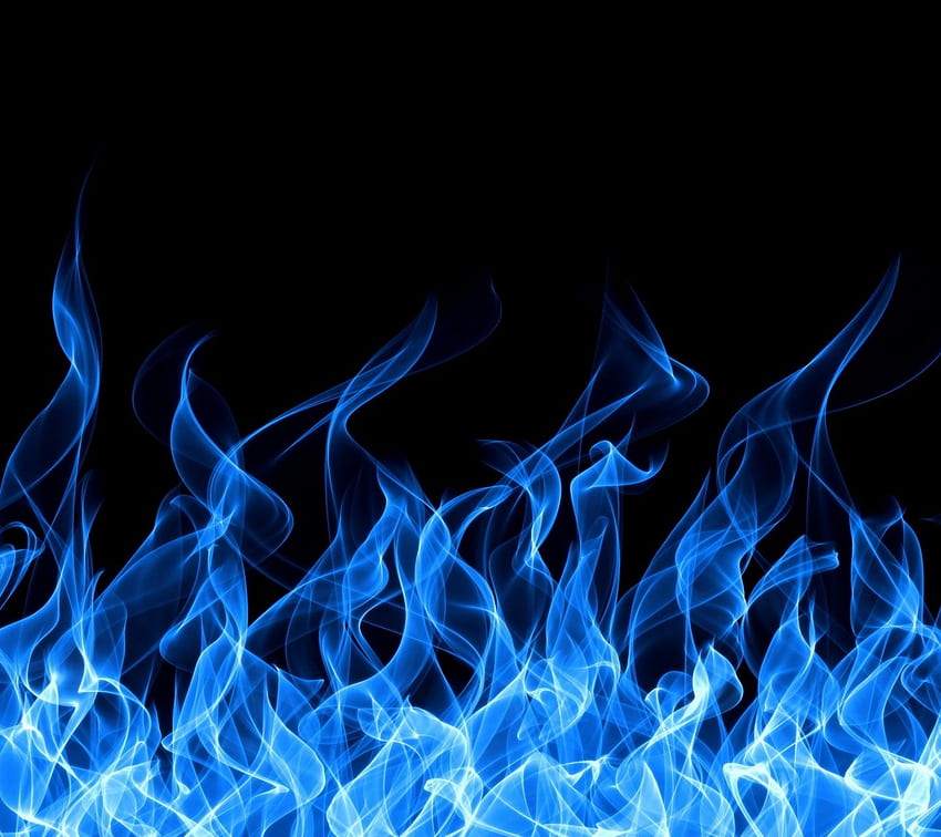 Blaue Flammen HD-Hintergrundbild