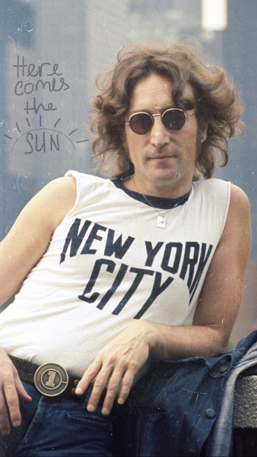หน้าจอล็อก ☽, iPhone ของ John Lennon วอลล์เปเปอร์โทรศัพท์ HD