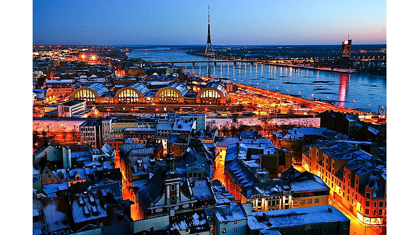 Latvia, Riga Wallpaper HD