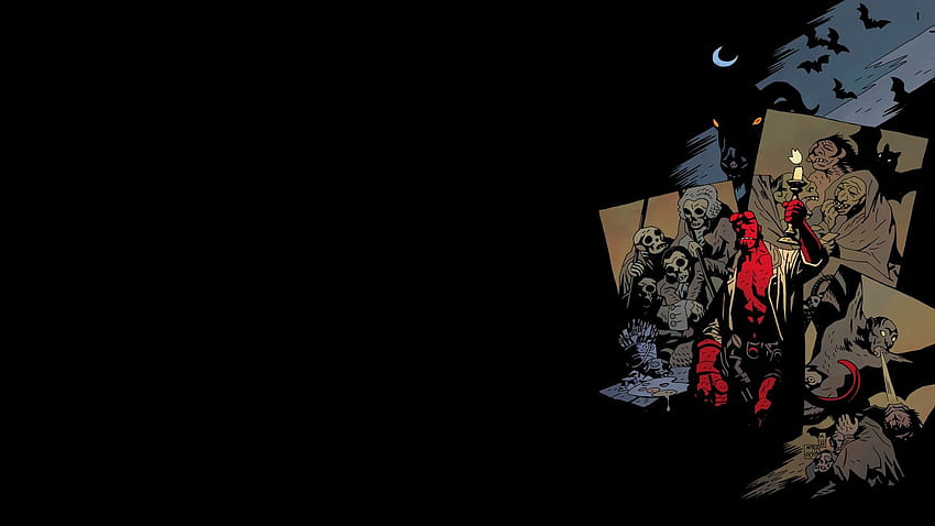 Hellboy - Hellboy Mike Mignola Arte - fondo de pantalla