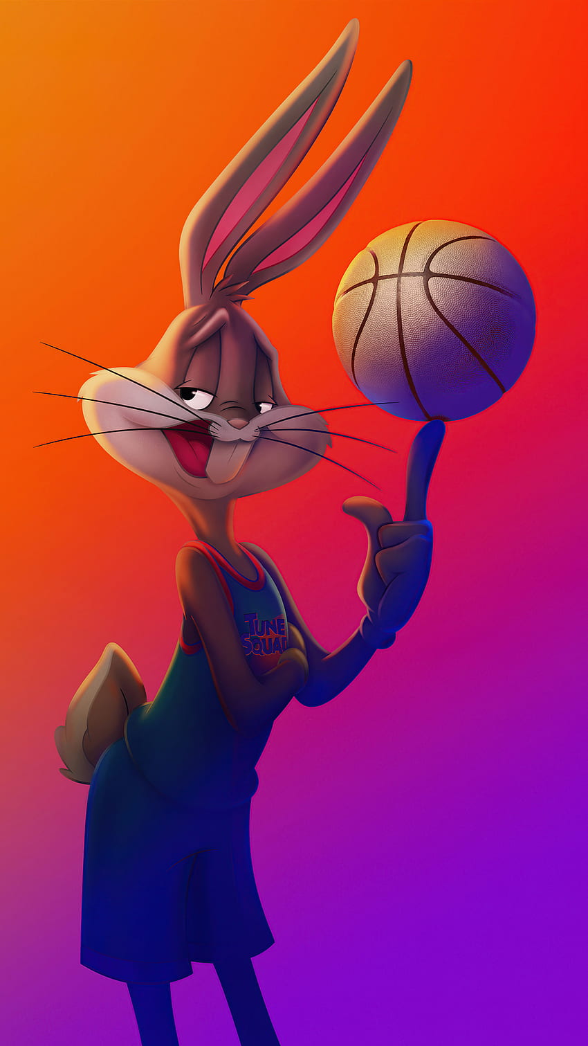 Bugs Bunny Space Jam มรดกใหม่ iPhone 7, 6s, 6 Plus, Pixel xl , One Plus 3, 3t, 5 , , พื้นหลัง และ Bugs Bunny และ Lola Bunny วอลล์เปเปอร์โทรศัพท์ HD