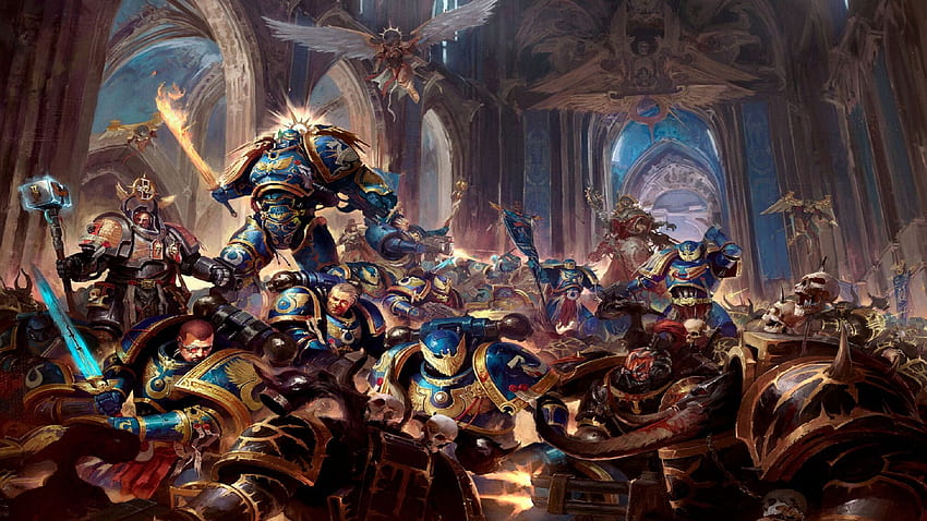 Ultramarines Having A Party Featuring Bobby G HD wallpaper
