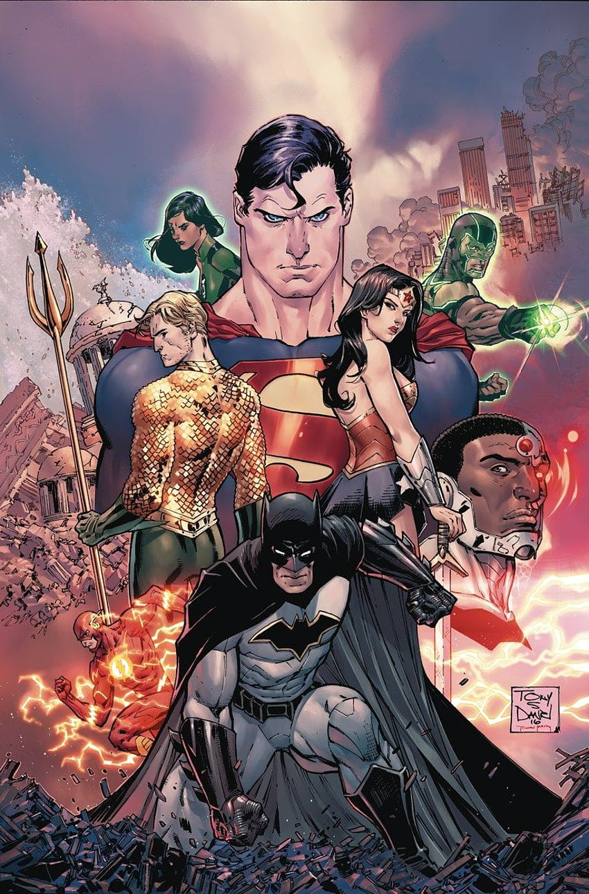 DC Comics Rebirth Spoilers & Review: DC Rebirth's Justice League Rebirth tem um Superman ao lado de Batman & Crew, mas e a misteriosa nova Liga da Justiça da América (JLA) também? Papel de parede de celular HD
