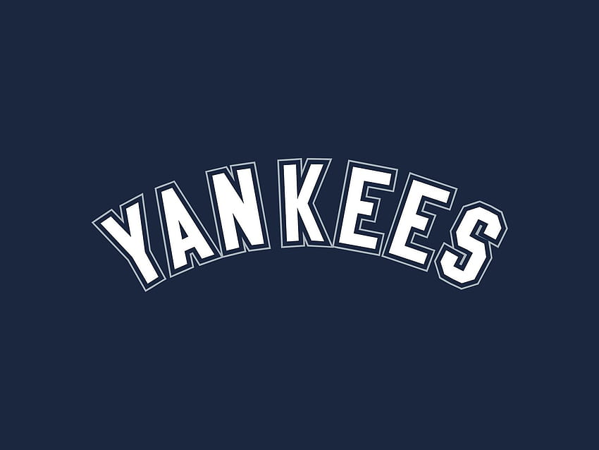 MLB New York Yankees Logo Navy Hintergrund MLB HD-Hintergrundbild