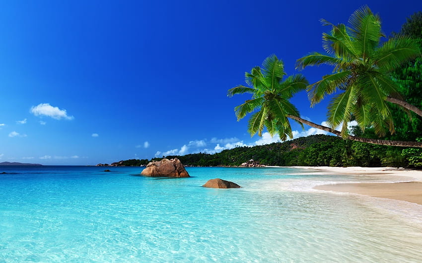 Tropische Insel HD-Hintergrundbild