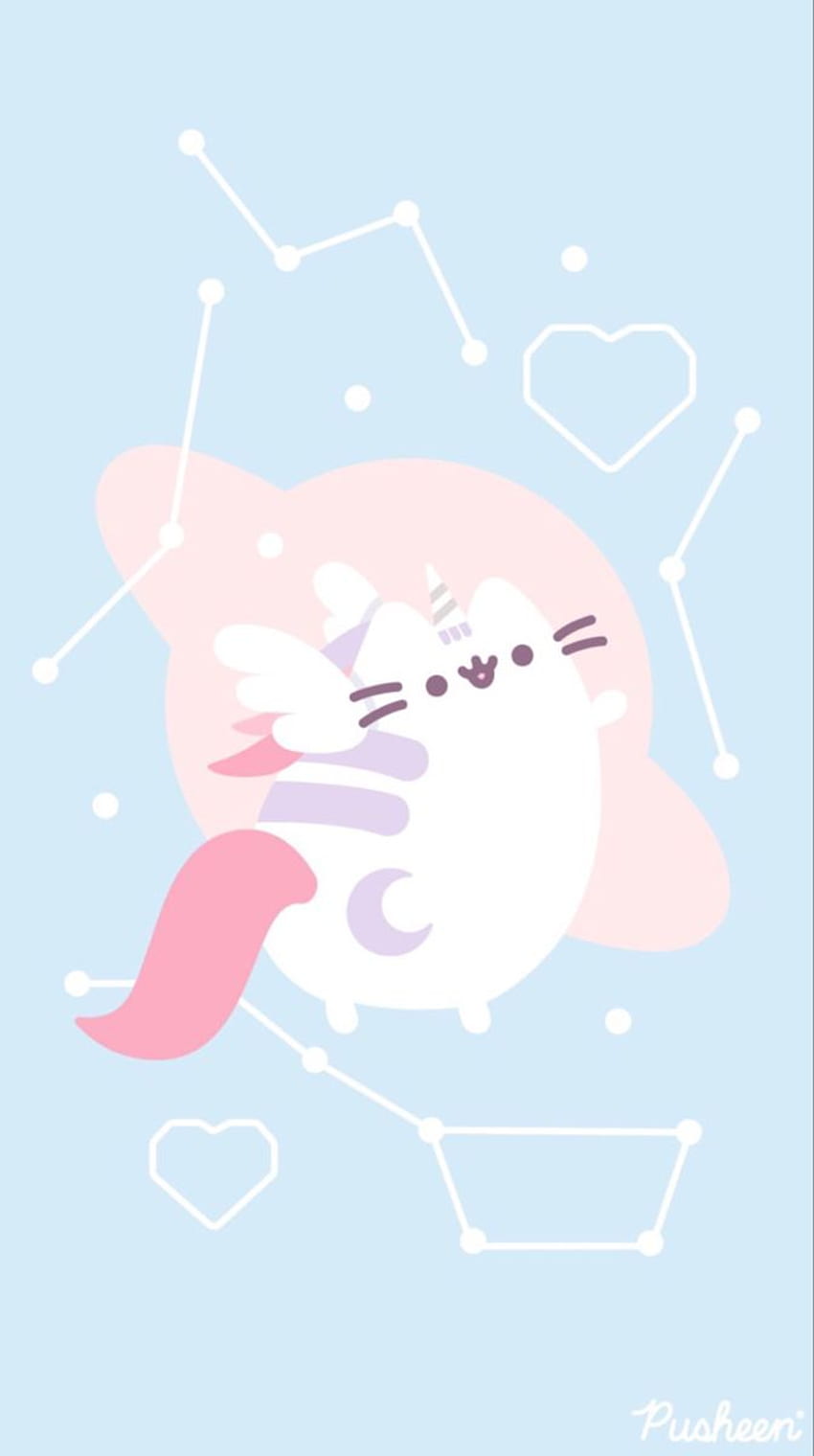 Breianne Ybarra über Pusheen. Pusheen süß, Pusheen Katze, Hallo Kitty iphone, süßes Pastell Kawaii Pusheen HD-Handy-Hintergrundbild