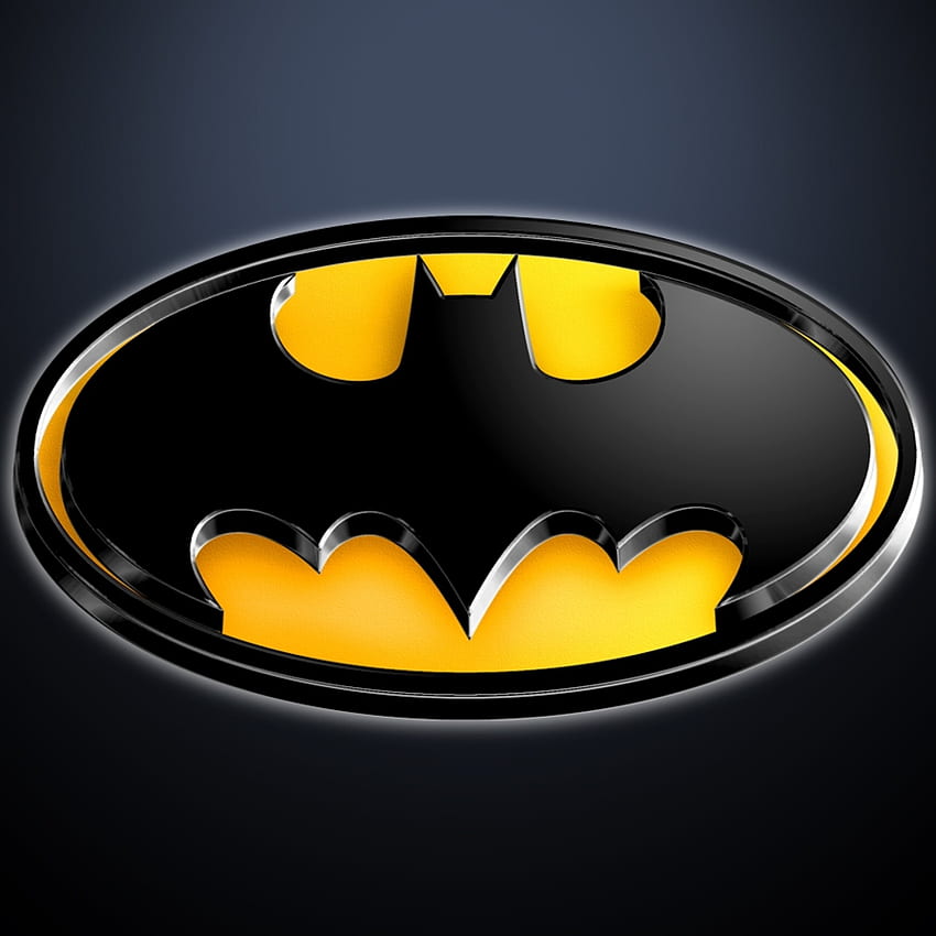 Batman for android, batman, yellow, fictional character, superhero, justice  league, logo, smile, graphics, symbol - kiss HD phone wallpaper | Pxfuel
