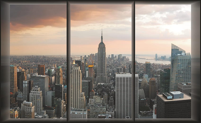 Window View , New York office HD wallpaper