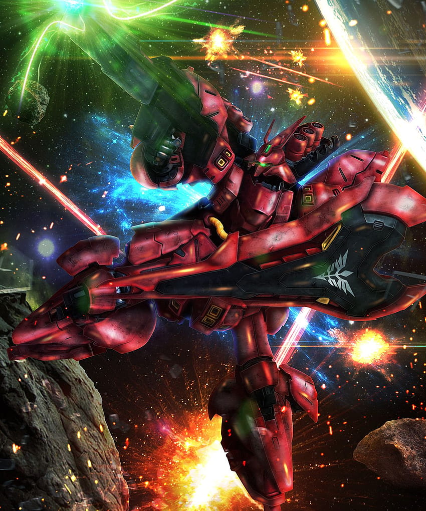 Sazabi Fan Art, Jason Ahn | Gundam wallpapers, Sci fi wallpaper, Gundam art