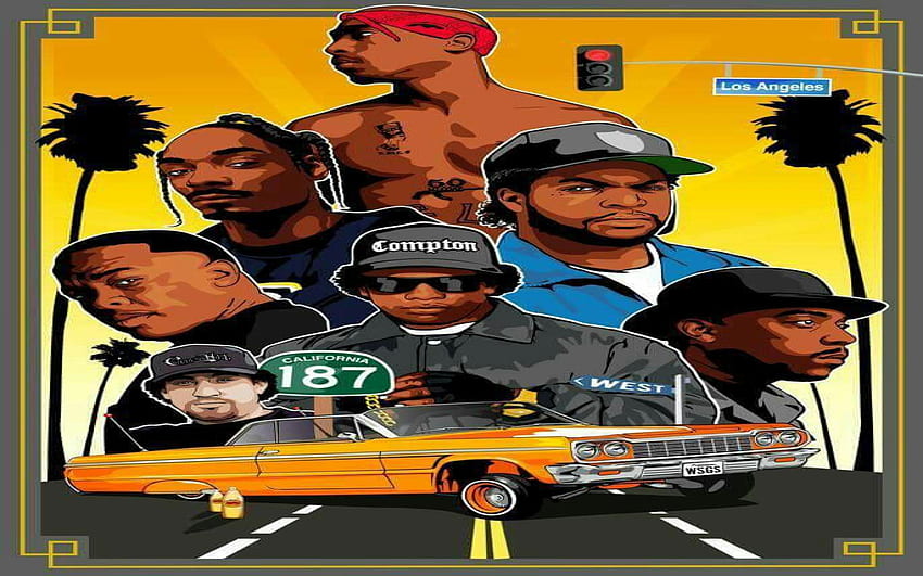 West Coast Hip Hop, East Coast Hip Hop HD wallpaper