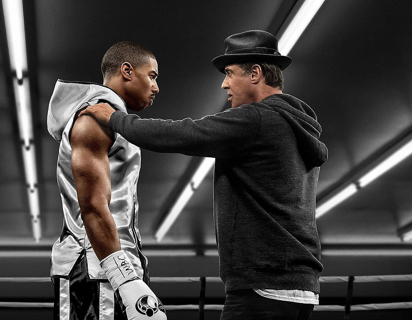 Michael B Jordan And Sylvester Stallone In Creed Movie HD wallpaper