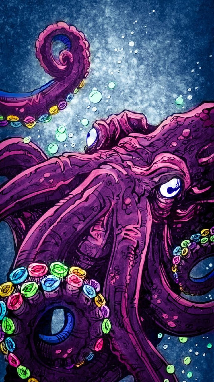 Octopi, Octopus Art HD phone wallpaper
