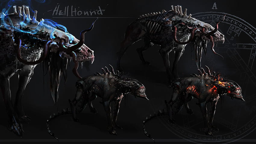 ArtStation - Hell hound 05, Sperasoft, a Keywords Studio, Hellhound HD wallpaper