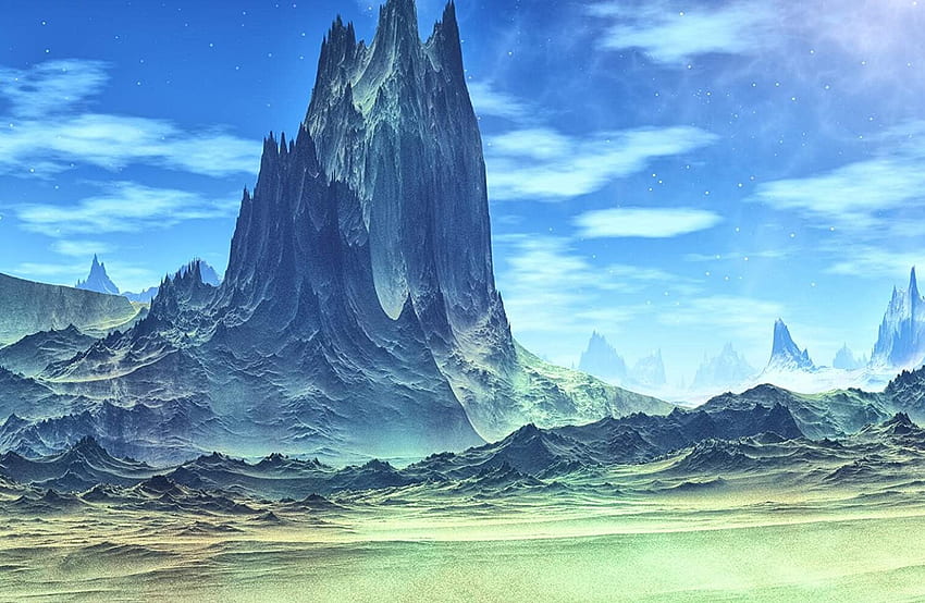 Alien Planet Landscape Backdrop 3D Rock Mountain Booth Background Digital Booth Shoot ft: Caméra & Fond d'écran HD