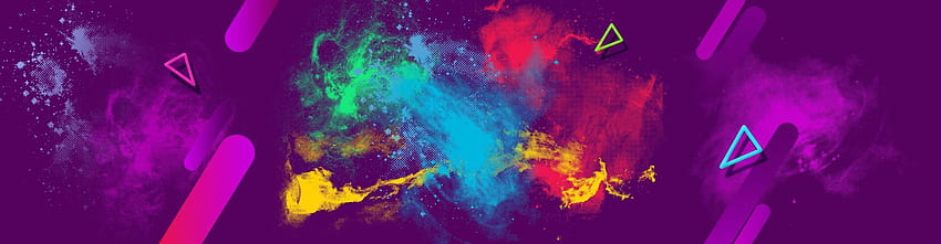 Cool Colorful Background. Cool colorful background, Colorful background, Youtube banner background, 1920x500 HD wallpaper