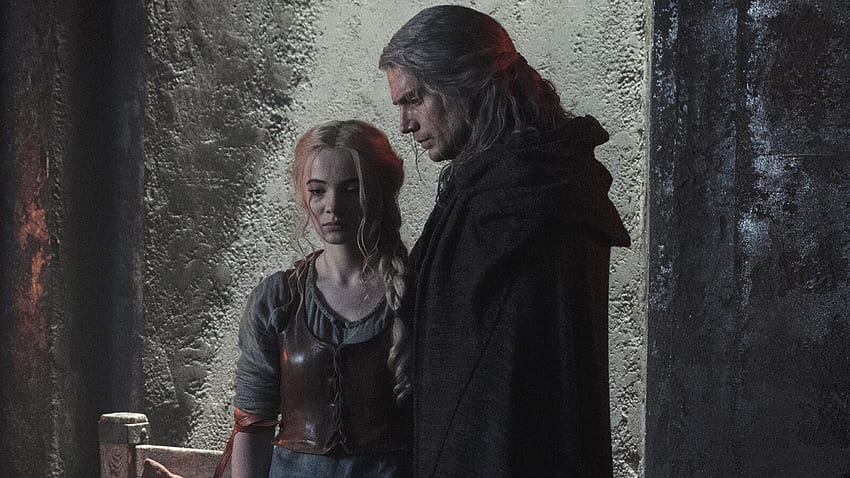 Хенри Кавил и Фрея Алън от The Witcher разкриват как се развиват отношенията между Гералт и Цири в Сезон 2, The Witcher Сезон 2 HD тапет