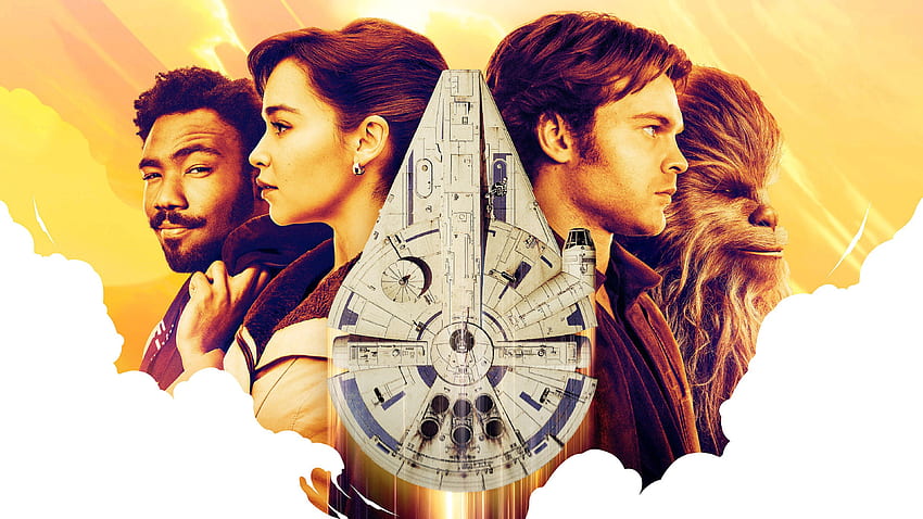 Solo: История от Междузвездни войни Millennium Falcon Qi'ra Han Solo Chewbacca HD тапет