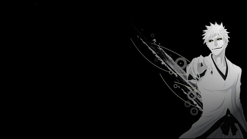 Bleach Hollow Ichigo, Bleach Noir et Blanc Fond d'écran HD