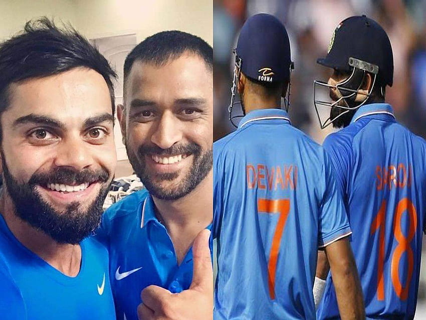 Dhoni Kohli mother's day 2021. Mother's Day 2021 MS Dhoni Virat Kohli Team India side proudly sported their mothers' name on jerseys against New Zealand [VIRAL VIDEO] HD wallpaper